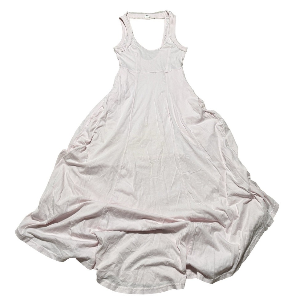 Anthro Women's Sleeveless Strappy Dress Pink Size XXS 12 x 46